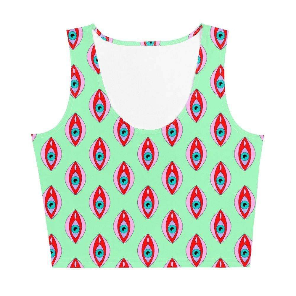 Eyegina Print Crop Tank - HAYLEY ELSAESSER 