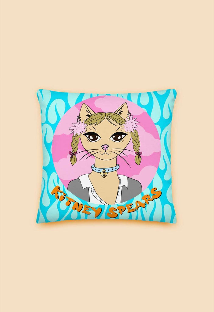 Kitney Spears Print Throw Pillow - HAYLEY ELSAESSER 