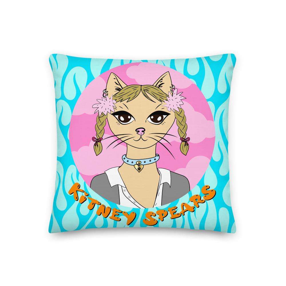 Kitney Spears Print Throw Pillow - HAYLEY ELSAESSER 
