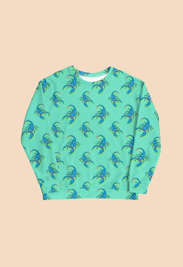 Scorpion Print Crewneck - HAYLEY ELSAESSER 