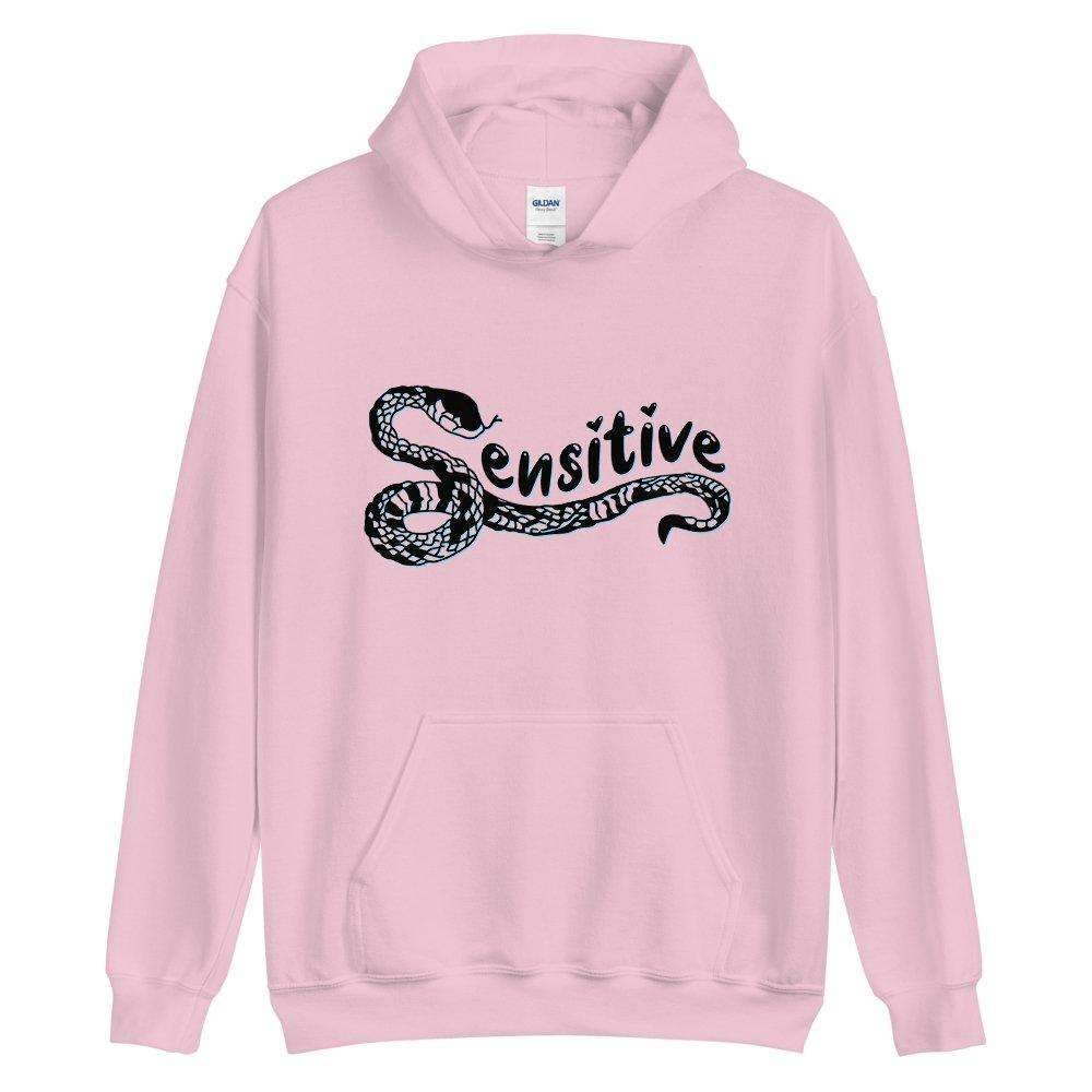 Sensitive Logo Hoodie Black - HAYLEY ELSAESSER 