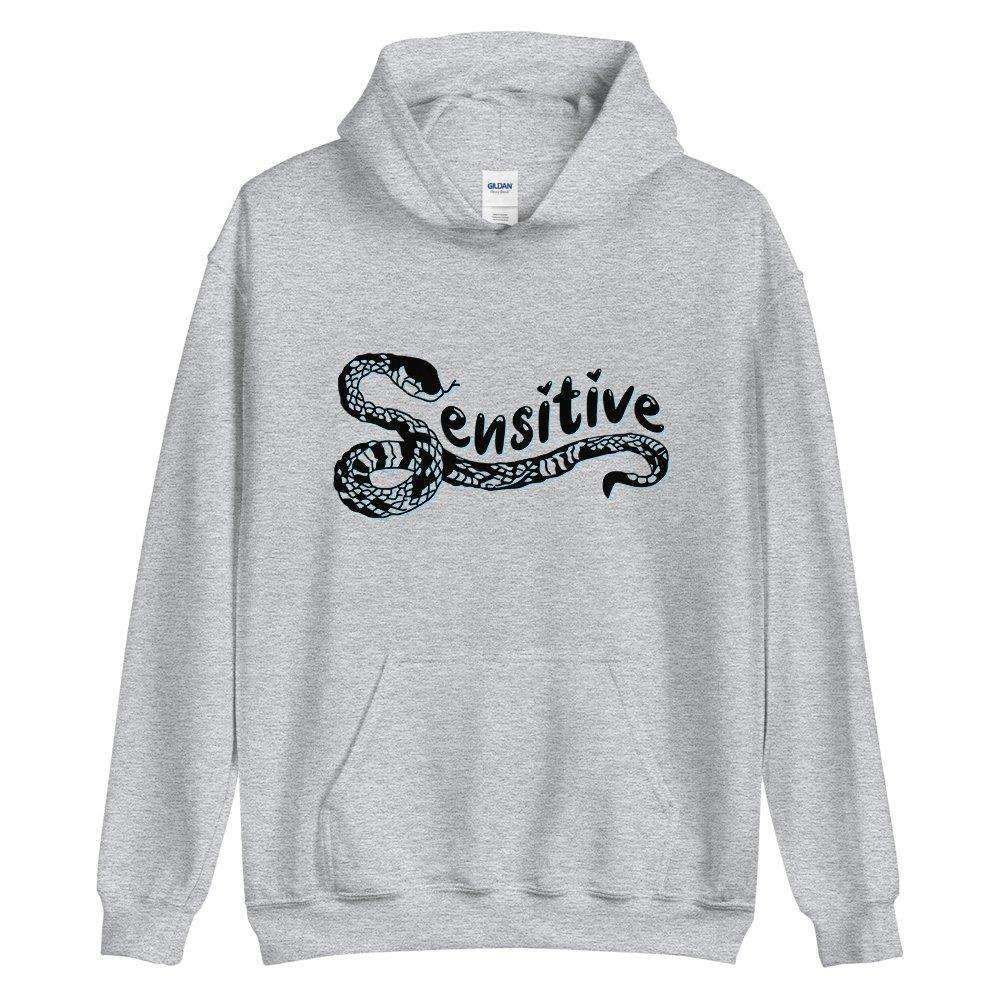 Sensitive Logo Hoodie Black - HAYLEY ELSAESSER 