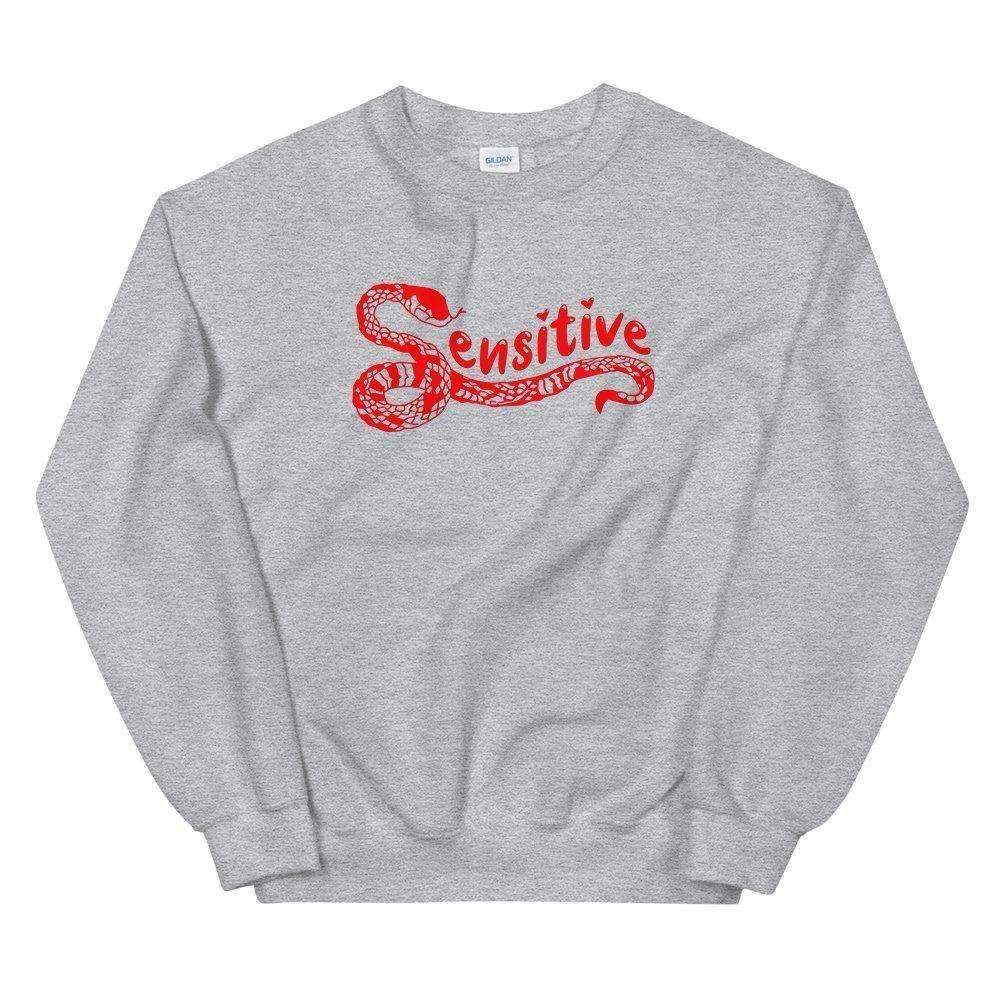 Sensitive Snake Crewneck Sweatshirt - HAYLEY ELSAESSER 