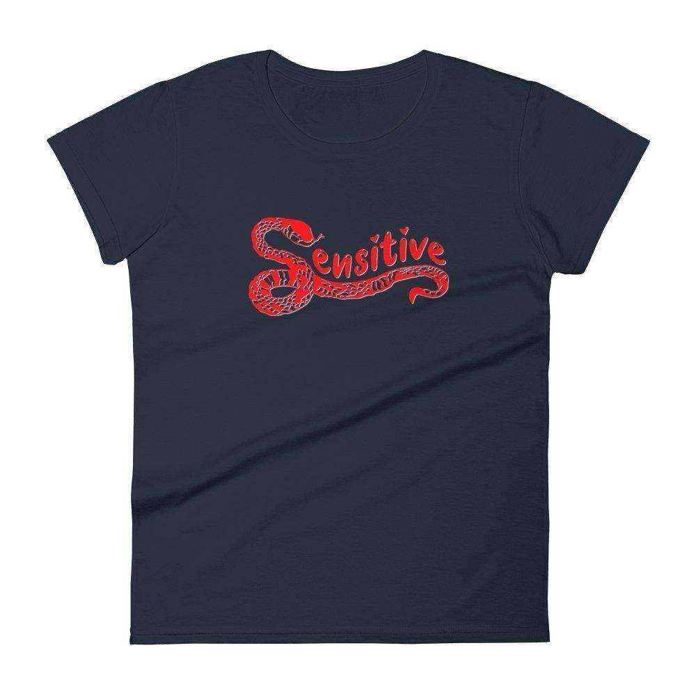 Sensitive Snake Fitted Baby Tee - HAYLEY ELSAESSER 