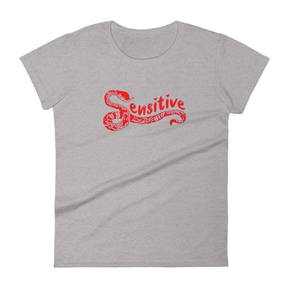 Sensitive Snake Fitted Baby Tee - HAYLEY ELSAESSER 