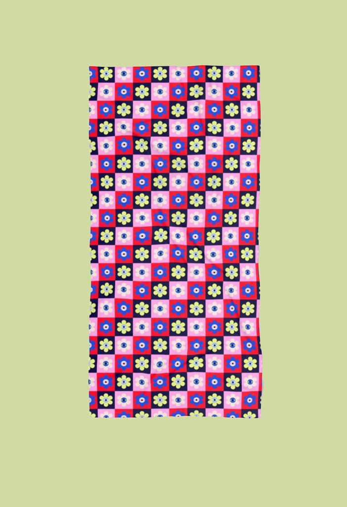 Eye Flower Beach Towel - HAYLEY ELSAESSER 