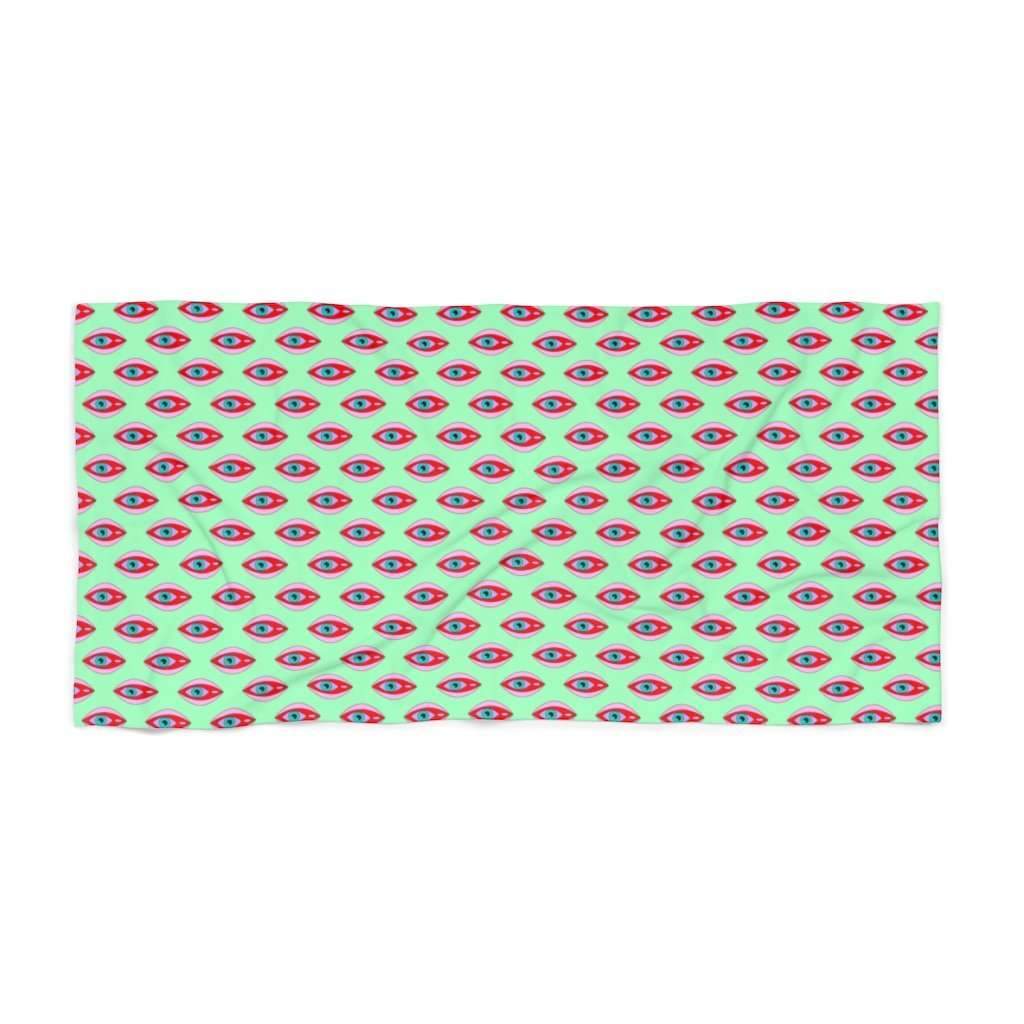 Eyegina Beach Towel - HAYLEY ELSAESSER 