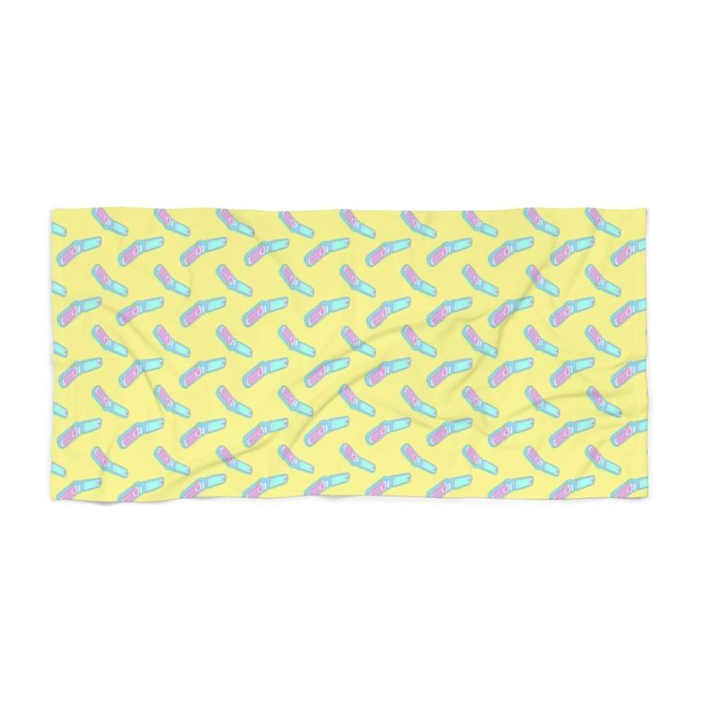 Flip Phone Beach Towel - HAYLEY ELSAESSER 