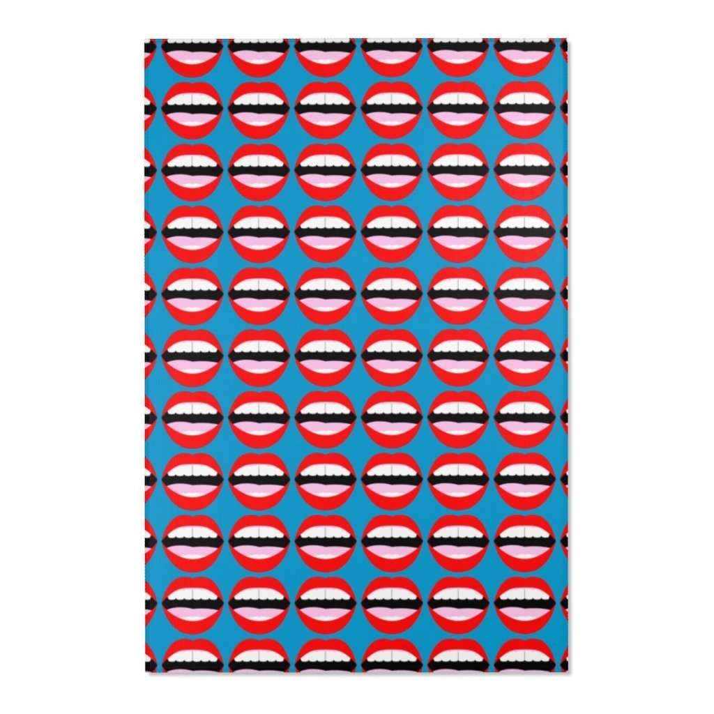 Mouthy Print Area Rug - HAYLEY ELSAESSER 