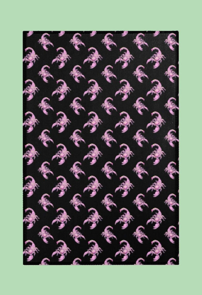Pink Scorpion Print Area Rug - HAYLEY ELSAESSER 