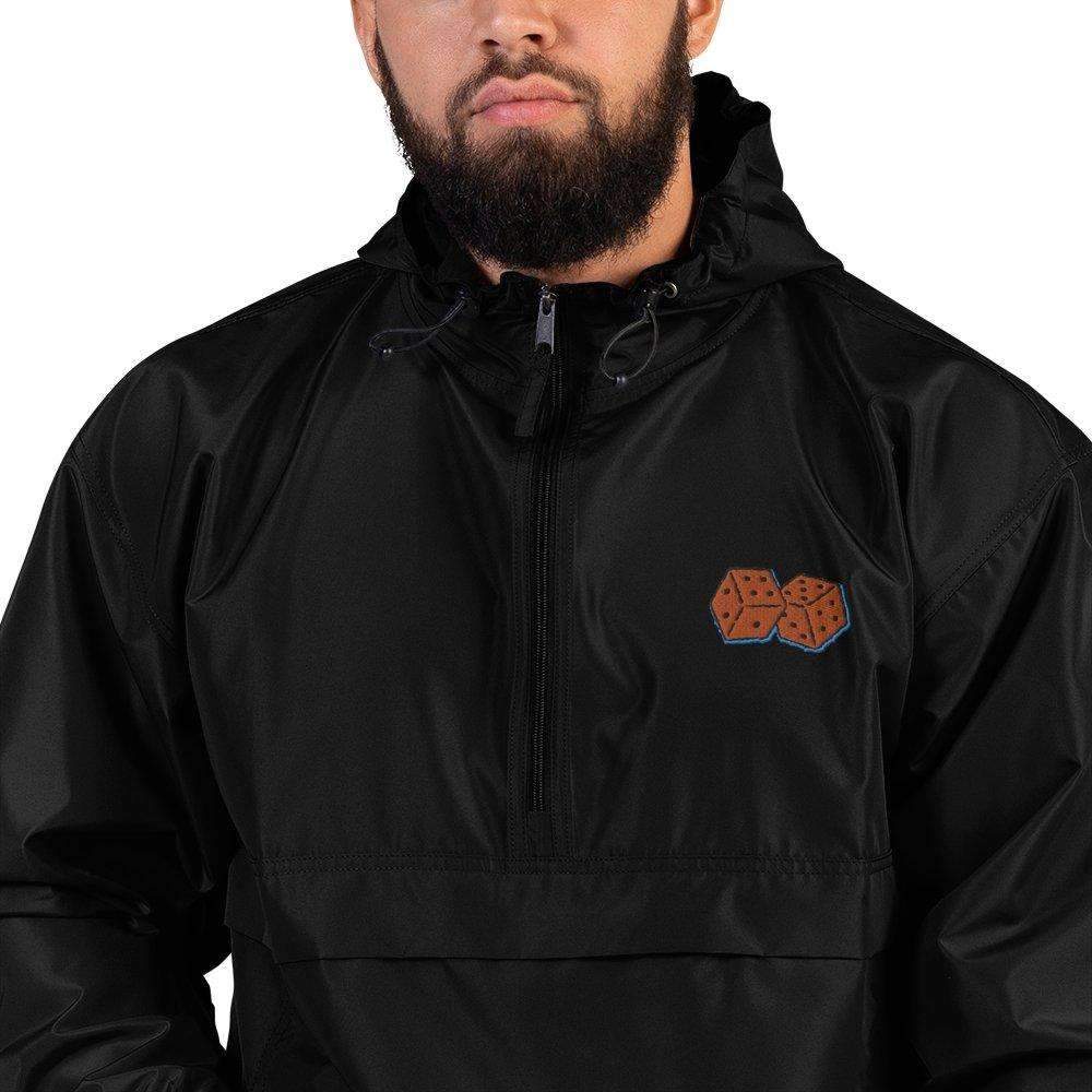 Dice Embroidered Champion Packable Jacket - HAYLEY ELSAESSER 