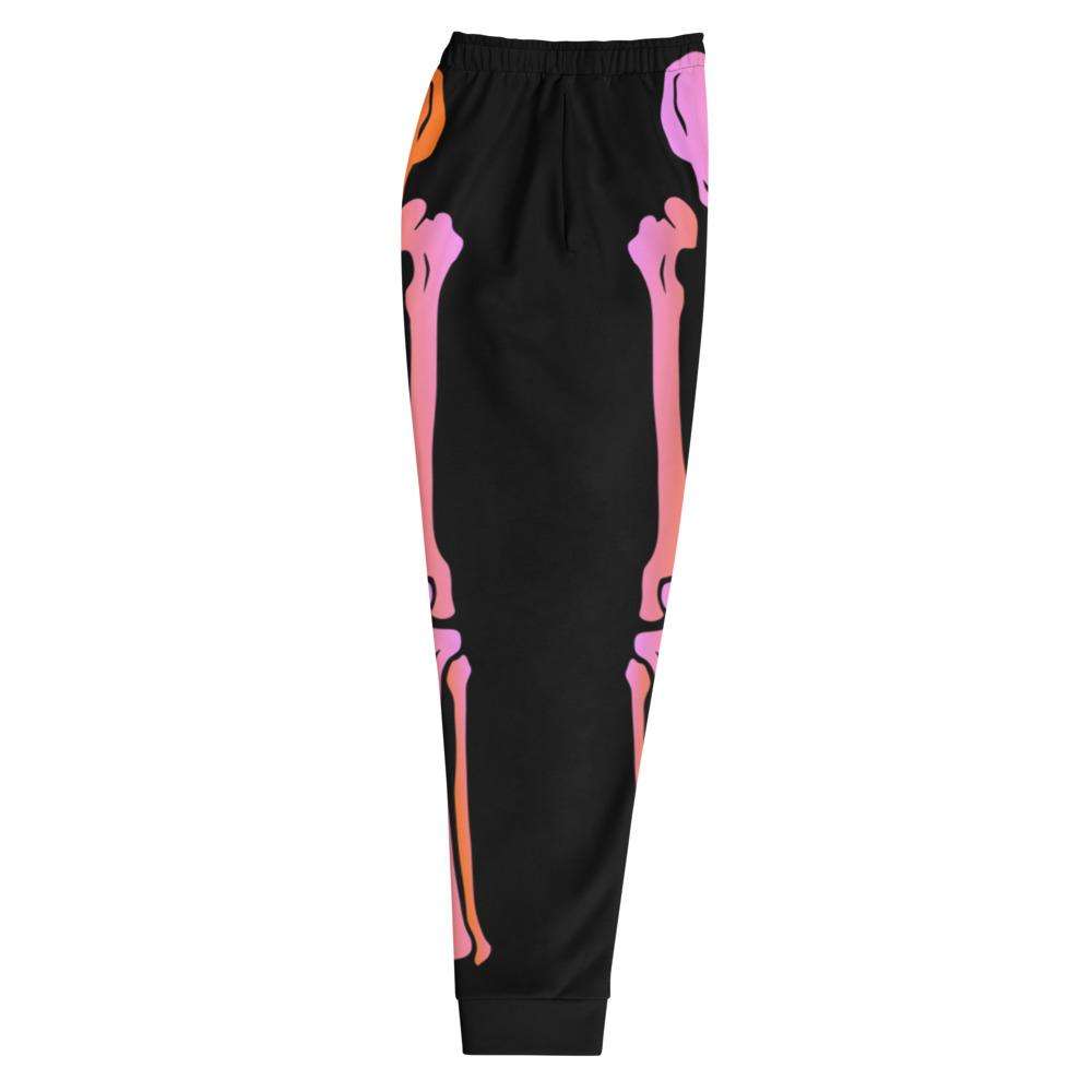 Black and Pink Skeleton Joggers - HAYLEY ELSAESSER 