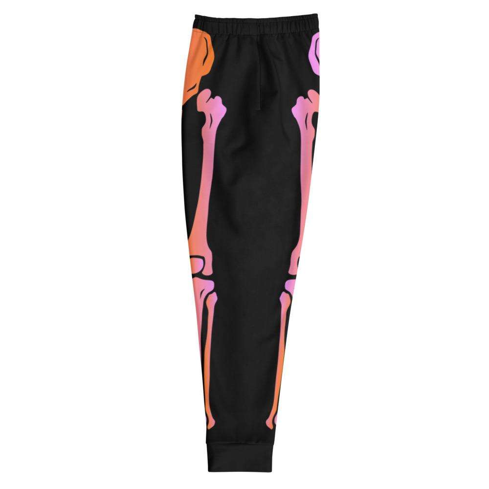 Black and Pink Skeleton Joggers - HAYLEY ELSAESSER 