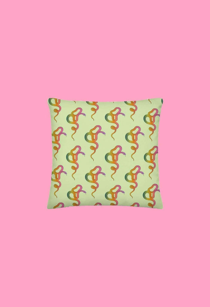 Mint Snake Pillow - HAYLEY ELSAESSER 