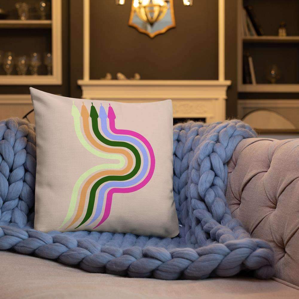 Multi Colour Snake Pillow - HAYLEY ELSAESSER 