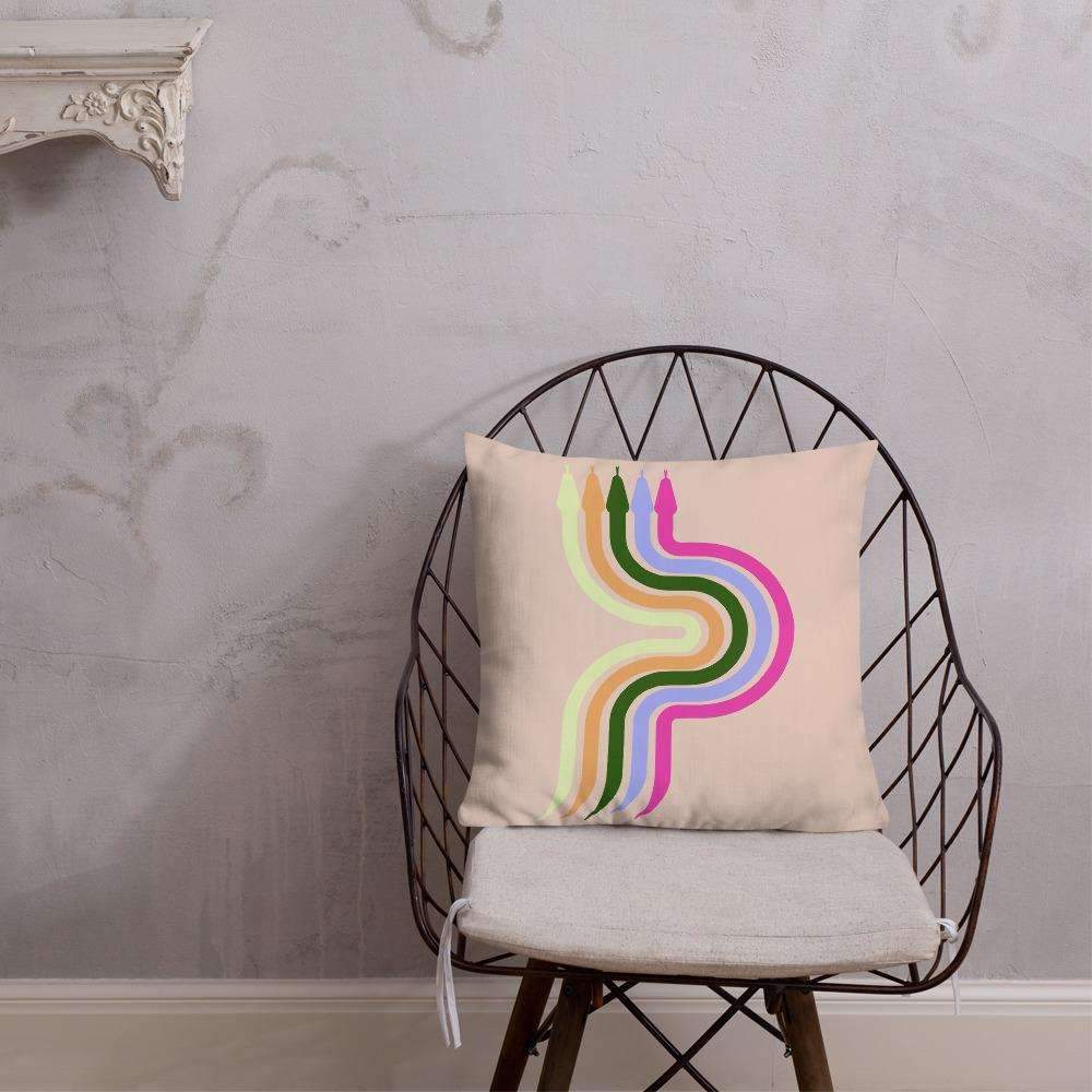 Multi Colour Snake Pillow - HAYLEY ELSAESSER 