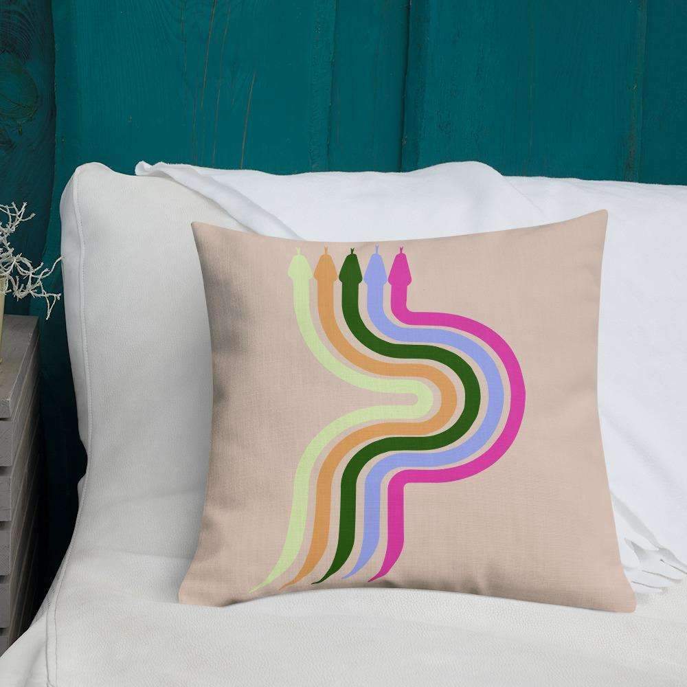 Multi Colour Snake Pillow - HAYLEY ELSAESSER 