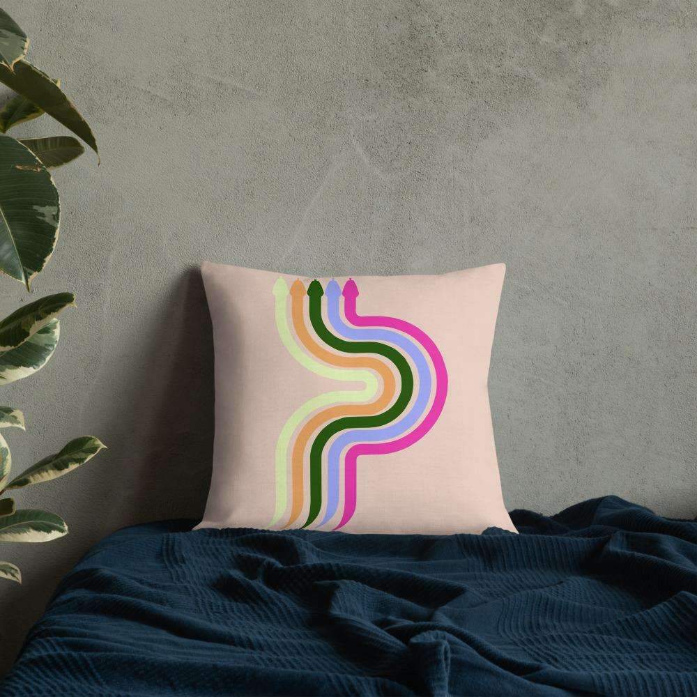 Multi Colour Snake Pillow - HAYLEY ELSAESSER 
