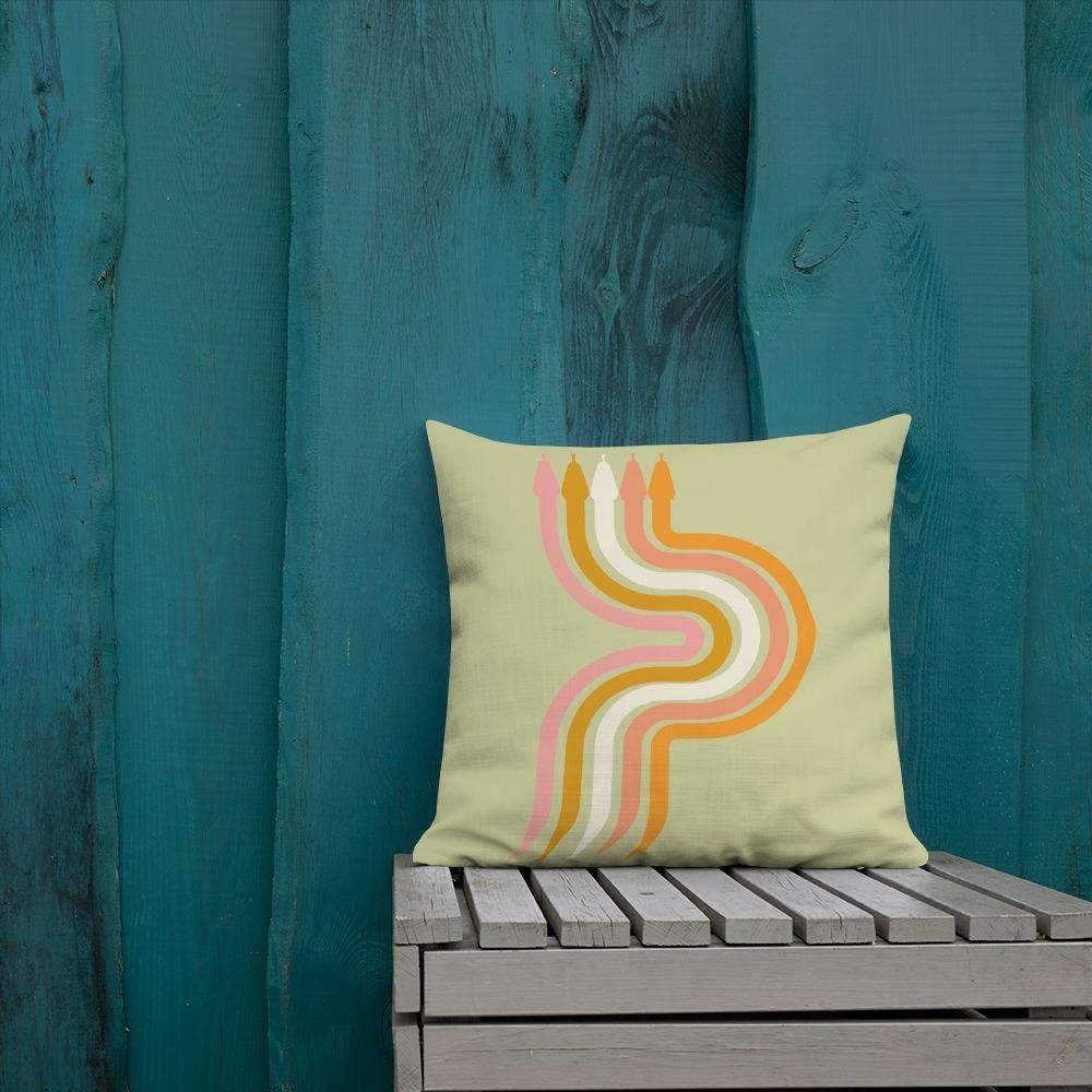 Peachy Snake Pillow - HAYLEY ELSAESSER 