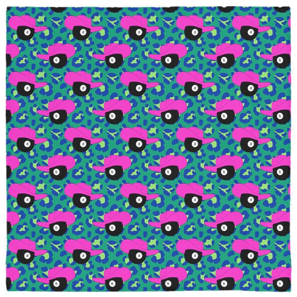 8 Ball Cowboy Crepe Bandana - HAYLEY ELSAESSER 