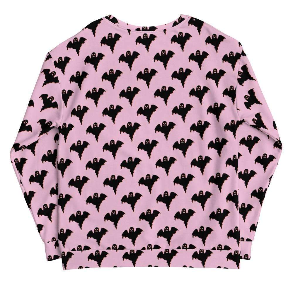 Pink Ghost Unisex Crewneck Sweatshirt - HAYLEY ELSAESSER 