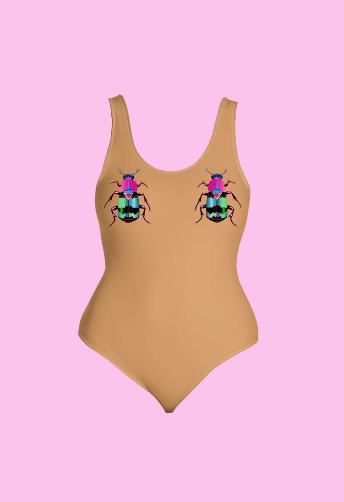 Bugging Out Naked Swimsuit - HAYLEY ELSAESSER 