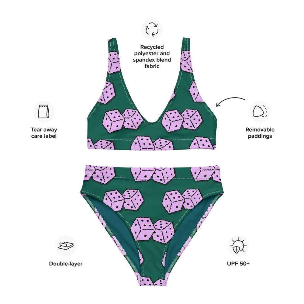 Dice Recycled Bikini Bottom - HAYLEY ELSAESSER 