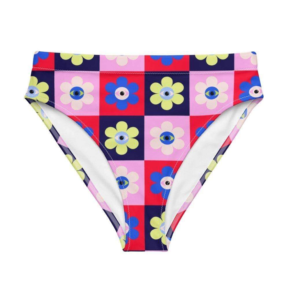 Eye flower Recycled Bikini Bottom - HAYLEY ELSAESSER 