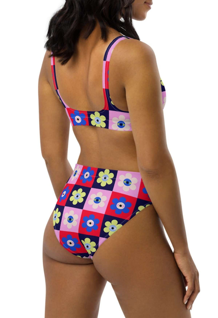 Eye flower Recycled Bikini Bottom - HAYLEY ELSAESSER 