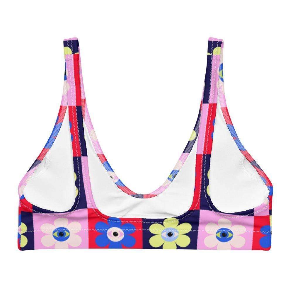 Eye flower Recycled Bikini Top - HAYLEY ELSAESSER 