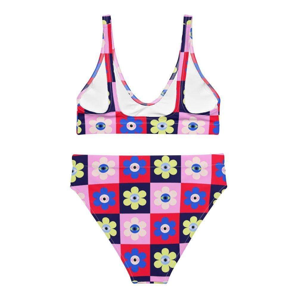 Eye flower Recycled Bikini Top - HAYLEY ELSAESSER 