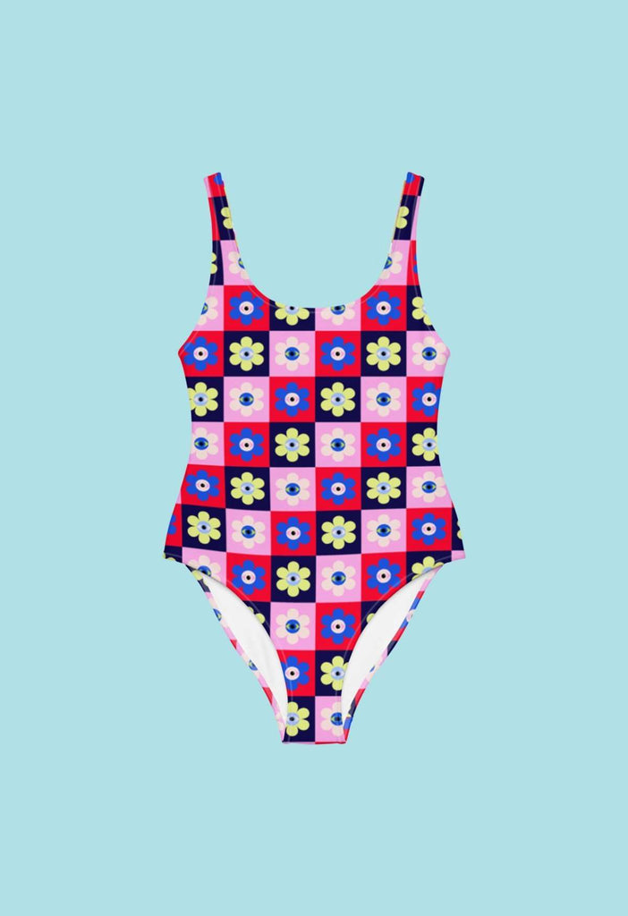Eye Flower Swimsuit - HAYLEY ELSAESSER 