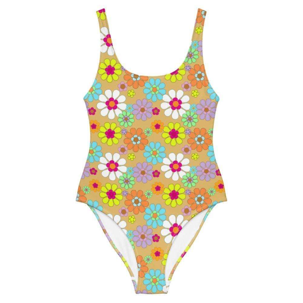 Retro Floral Swimsuit - HAYLEY ELSAESSER 