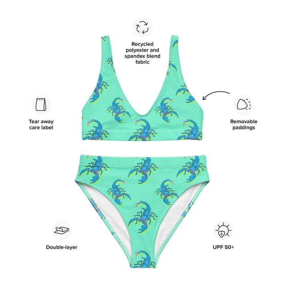 Scorpion Recycled Bikini Top - HAYLEY ELSAESSER 