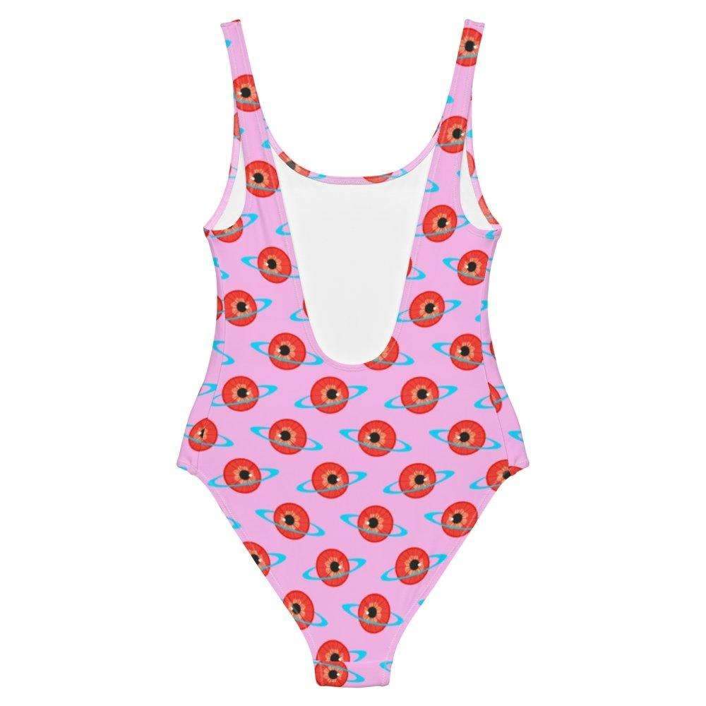 Eyeball Planet Print Swimsuit - HAYLEY ELSAESSER 