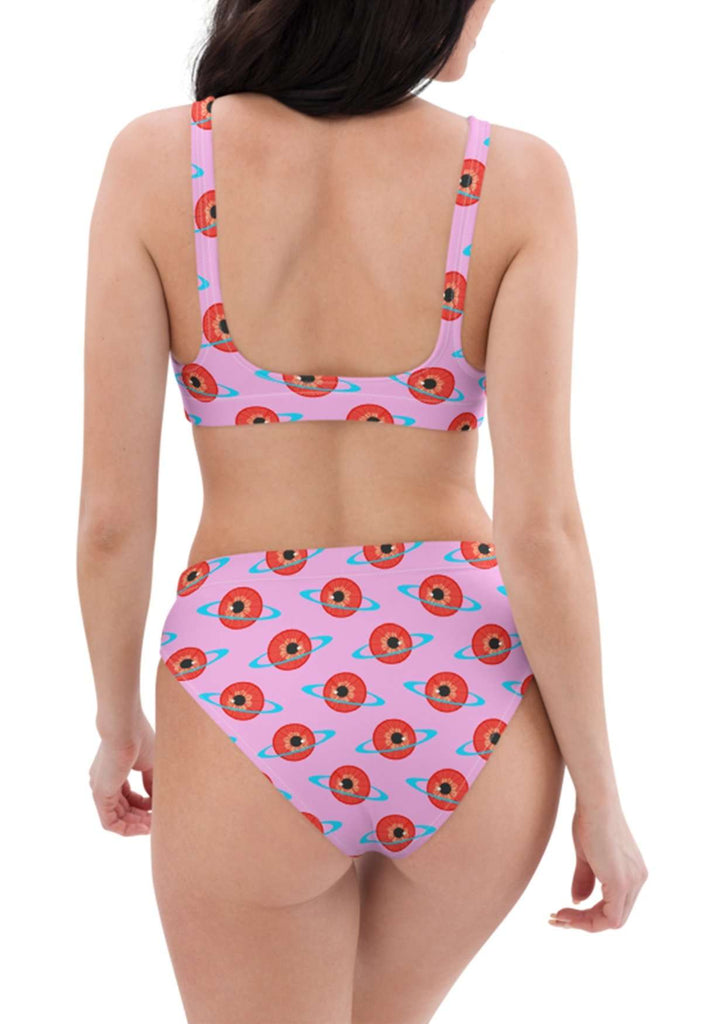 Eyeball Planet Recyled Bikini Top - HAYLEY ELSAESSER 