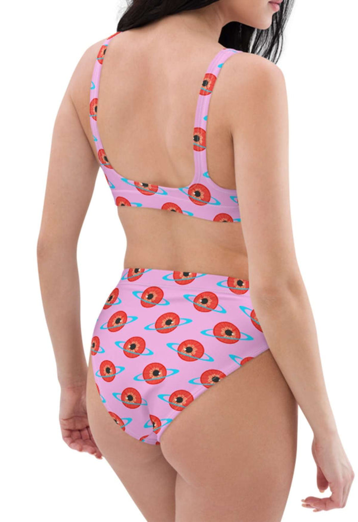 Eyeball Planet Recyled Bikini Top - HAYLEY ELSAESSER 