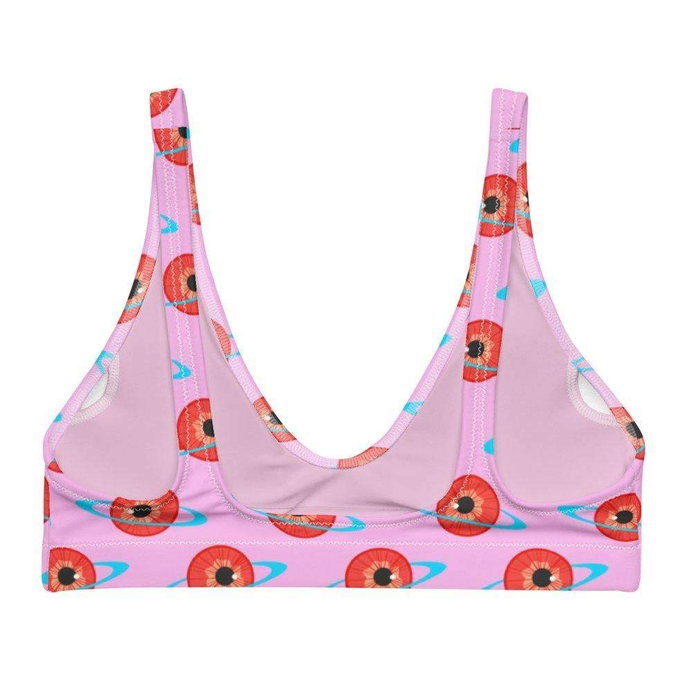 Eyeball Planet Recyled Bikini Top - HAYLEY ELSAESSER 
