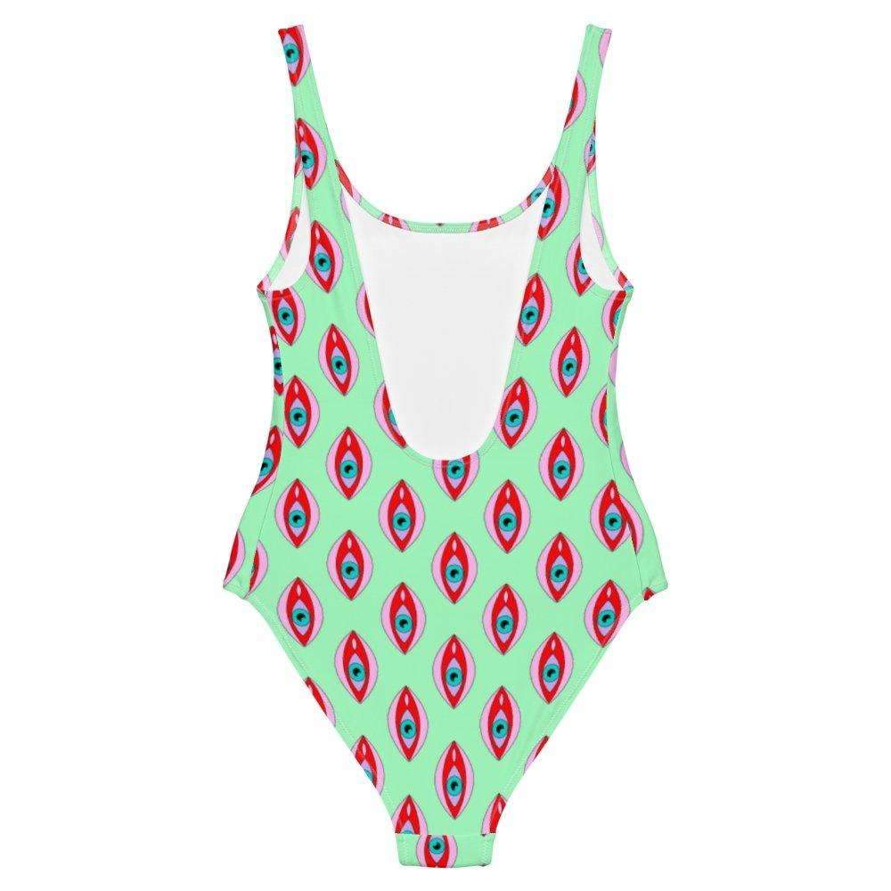 Eyegina Print Swimsuit - HAYLEY ELSAESSER 