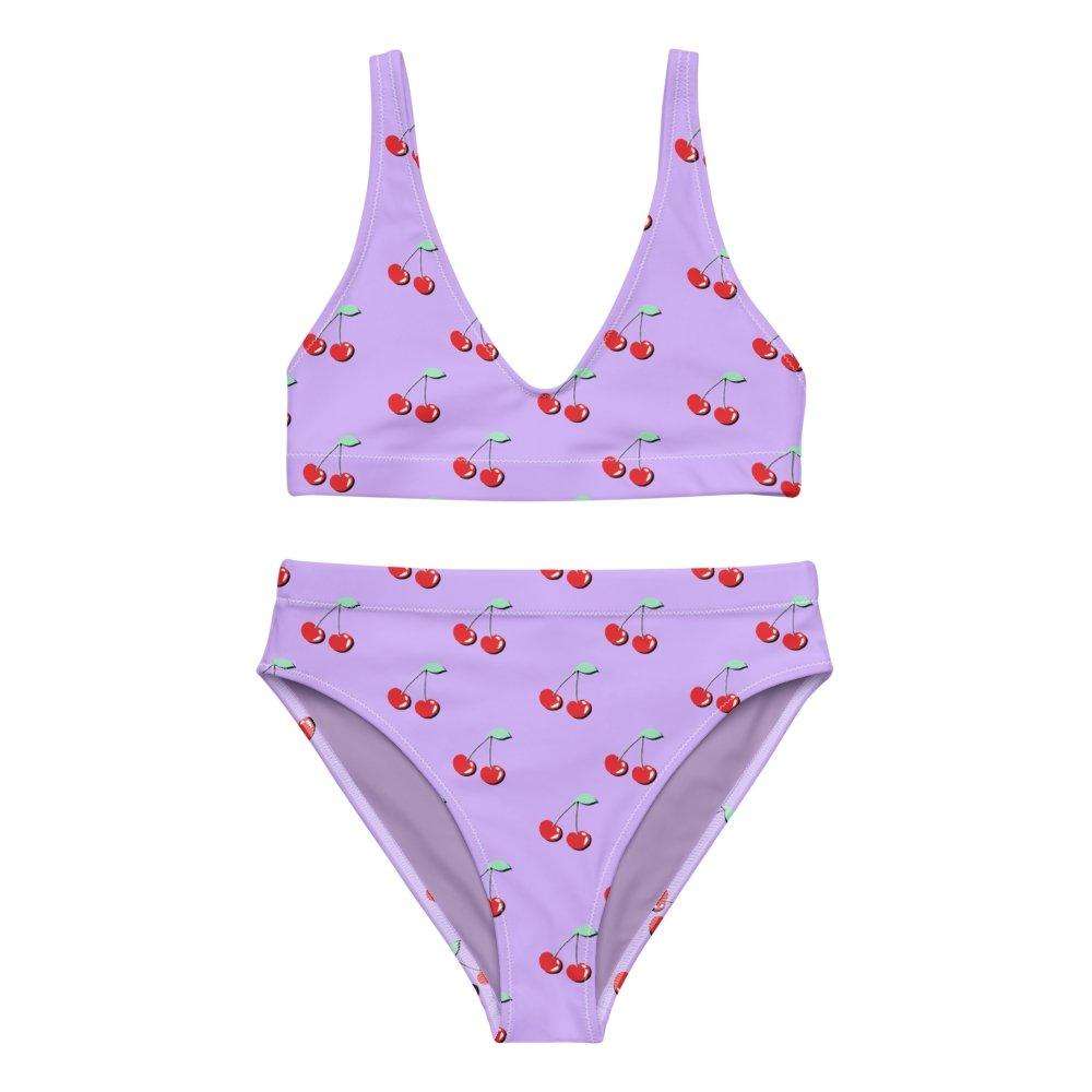 Lilac Cherry Recycled Bikini Bottom - HAYLEY ELSAESSER 