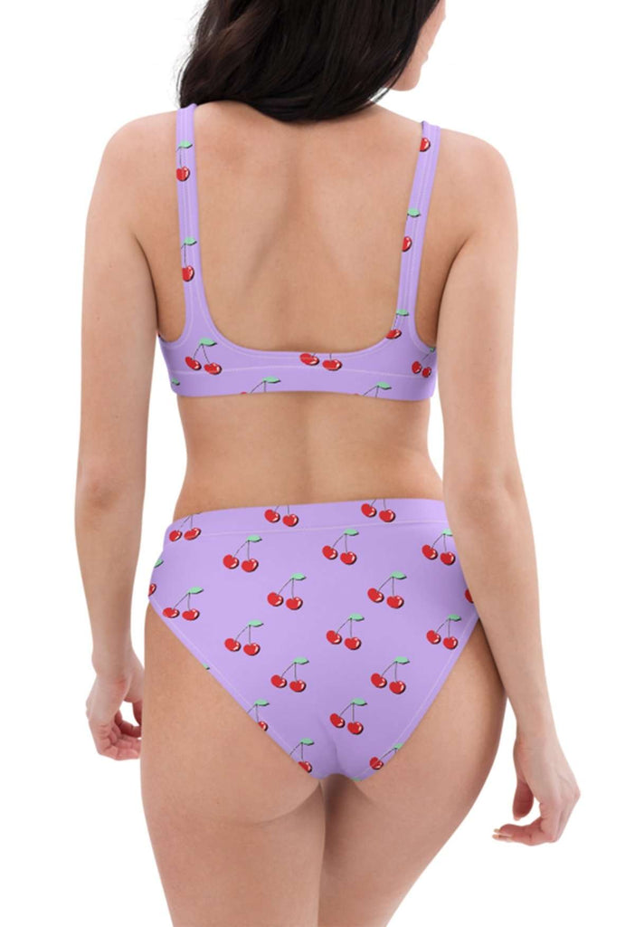 Lilac Cherry Recycled Bikini Bottom - HAYLEY ELSAESSER 