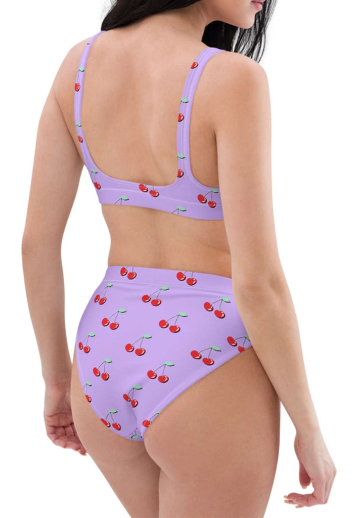 Lilac Cherry Recycled Bikini Bottom - HAYLEY ELSAESSER 