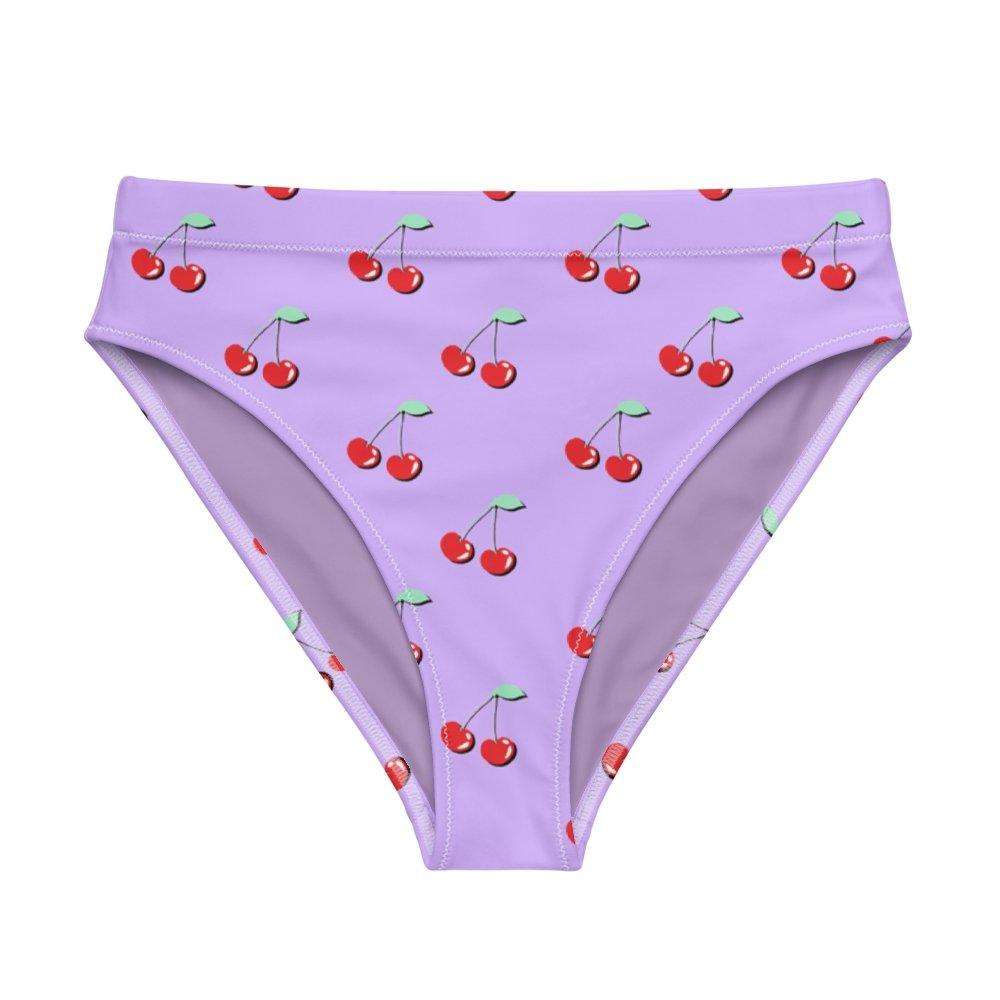 Lilac Cherry Recycled Bikini Bottom - HAYLEY ELSAESSER 