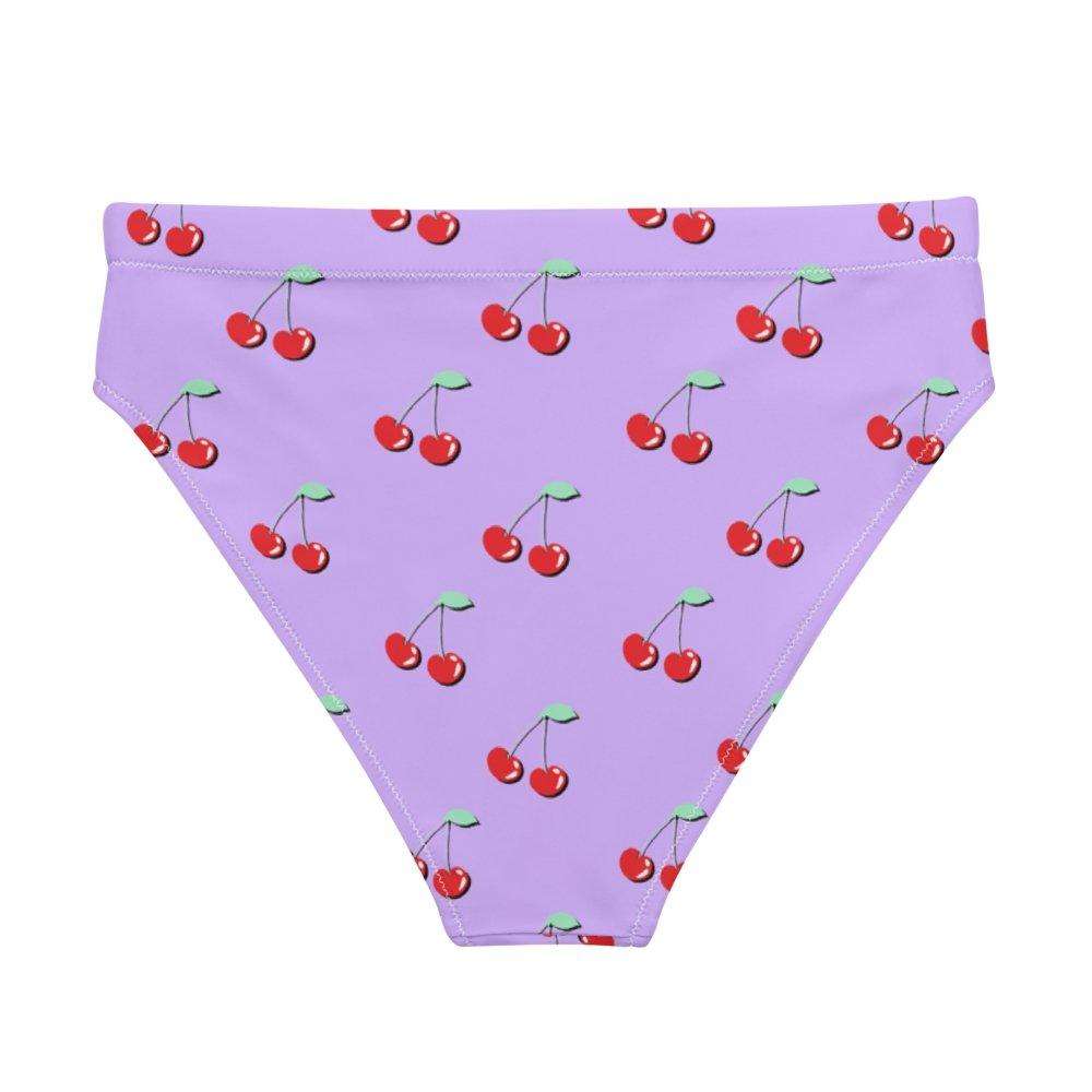 Lilac Cherry Recycled Bikini Bottom - HAYLEY ELSAESSER 