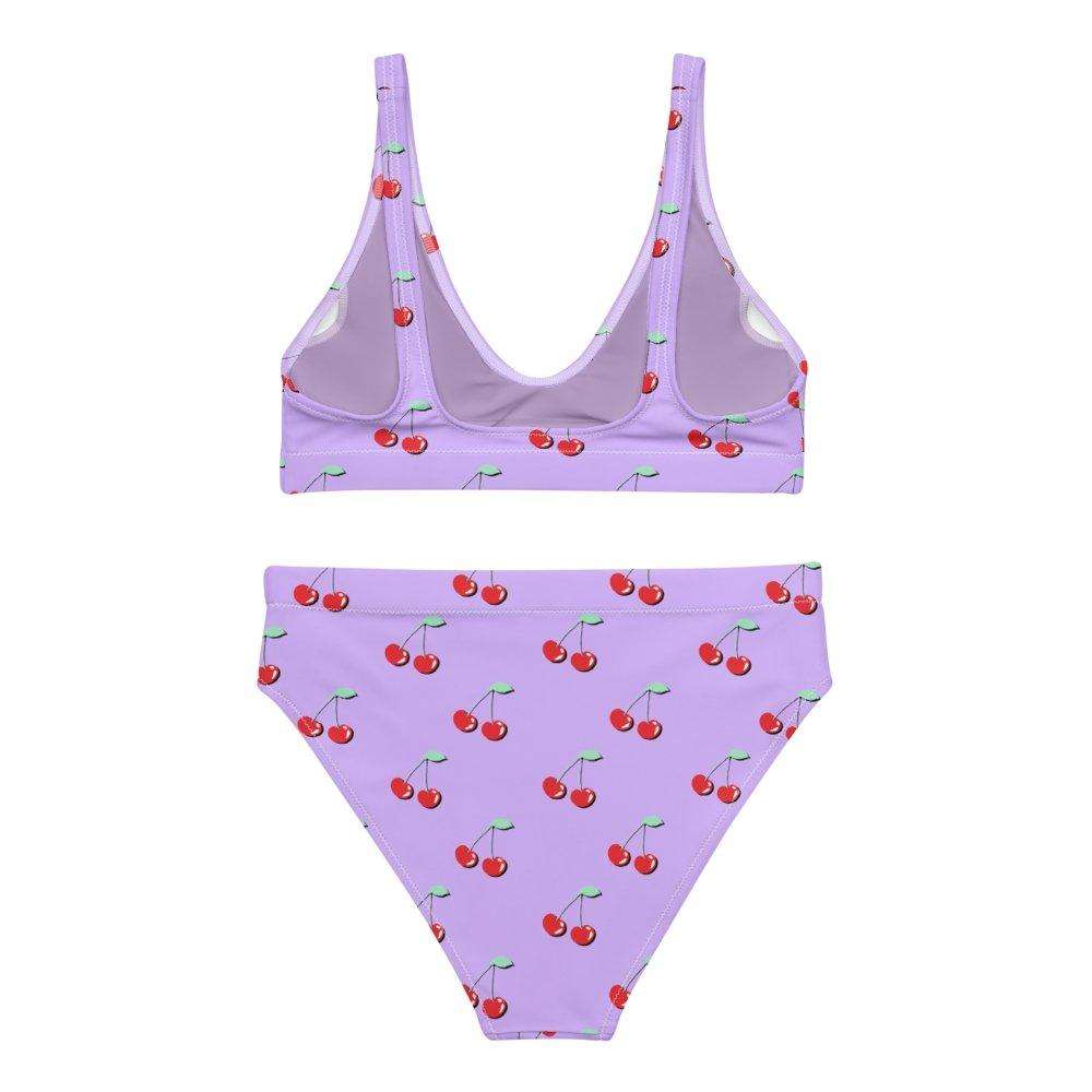 Lilac Cherry Recylced Bikini Top - HAYLEY ELSAESSER 