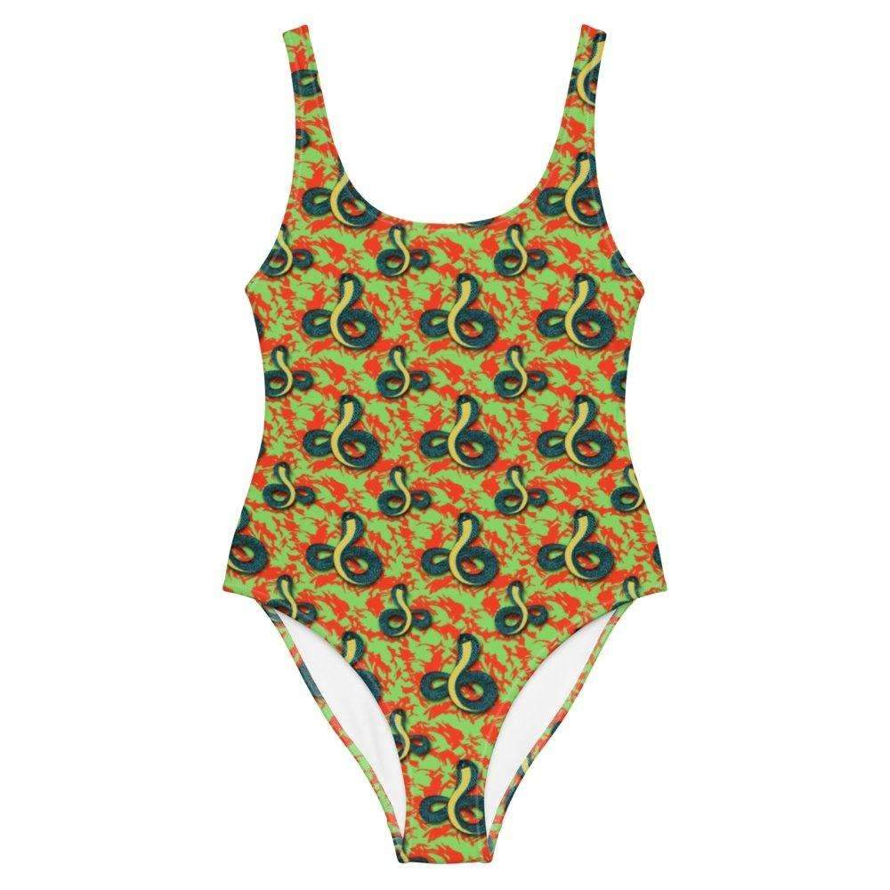 Serpentine Print Swimsuit - HAYLEY ELSAESSER 