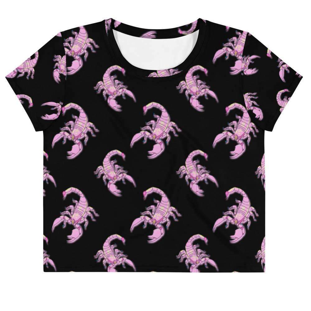 Scorpion Print Cropped Tee - HAYLEY ELSAESSER 