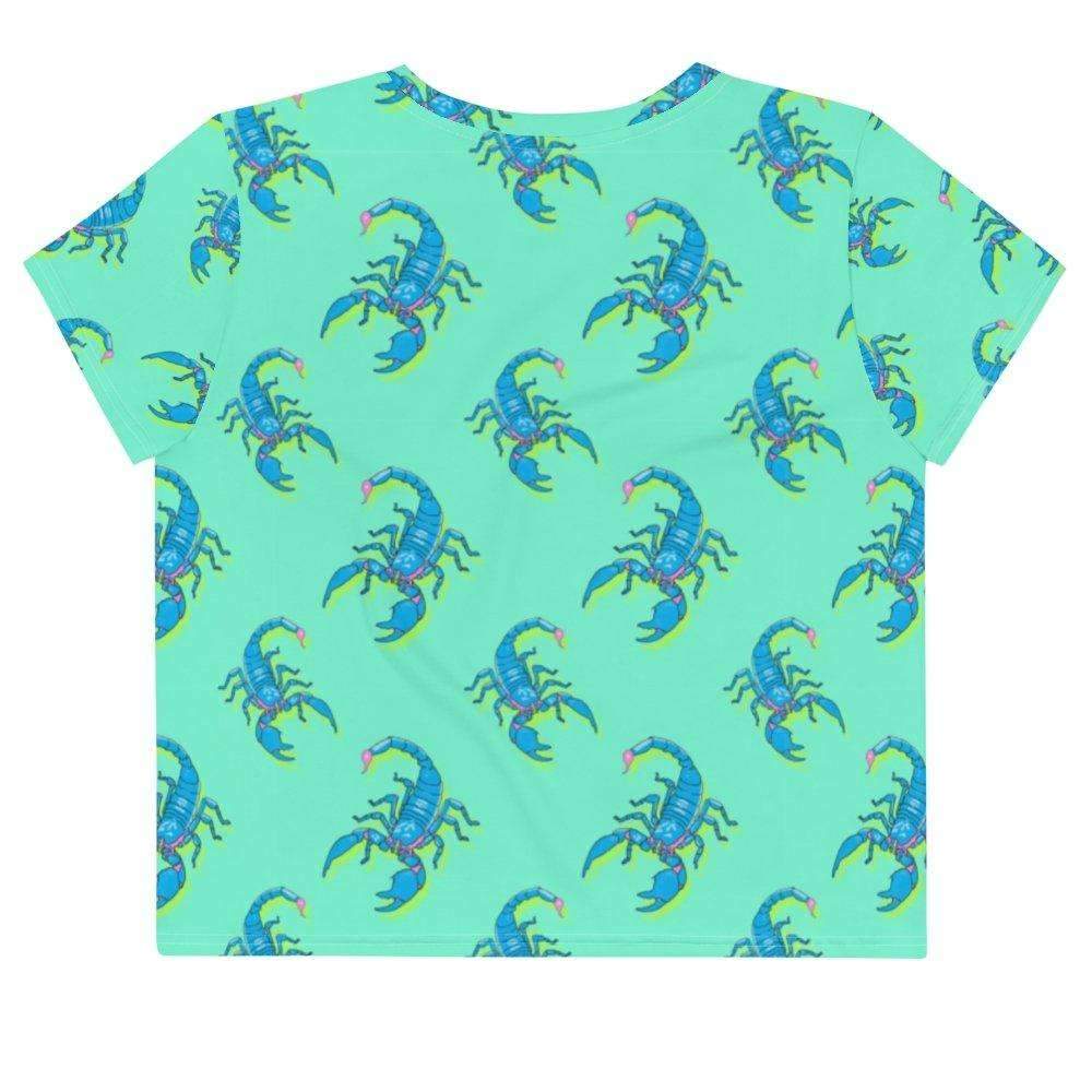 Scorpion Print Cropped Tee - HAYLEY ELSAESSER 