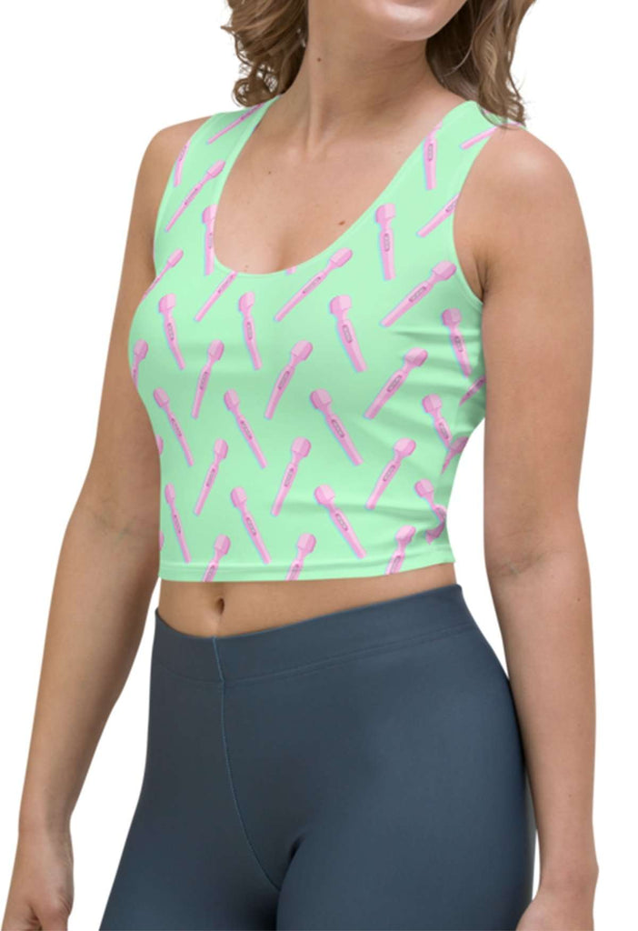 Vibe Print Crop Top - HAYLEY ELSAESSER 