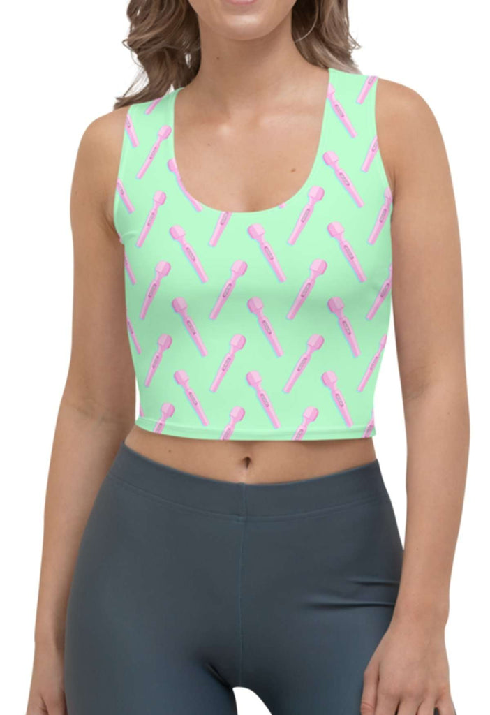 Vibe Print Crop Top - HAYLEY ELSAESSER 